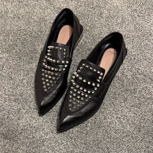 Alexander McQueen studded loafers